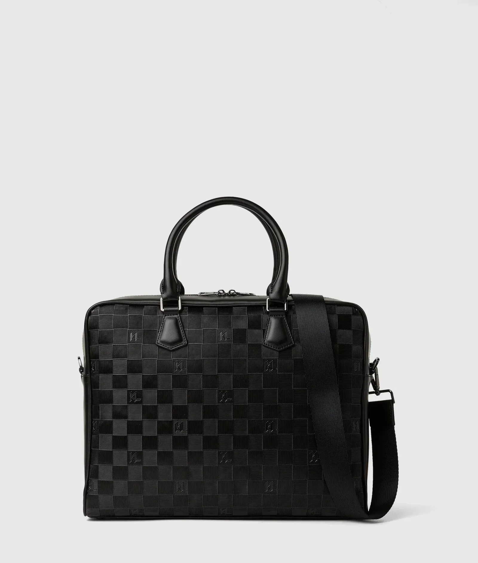 Image of Monogram checkerboard laptop bag