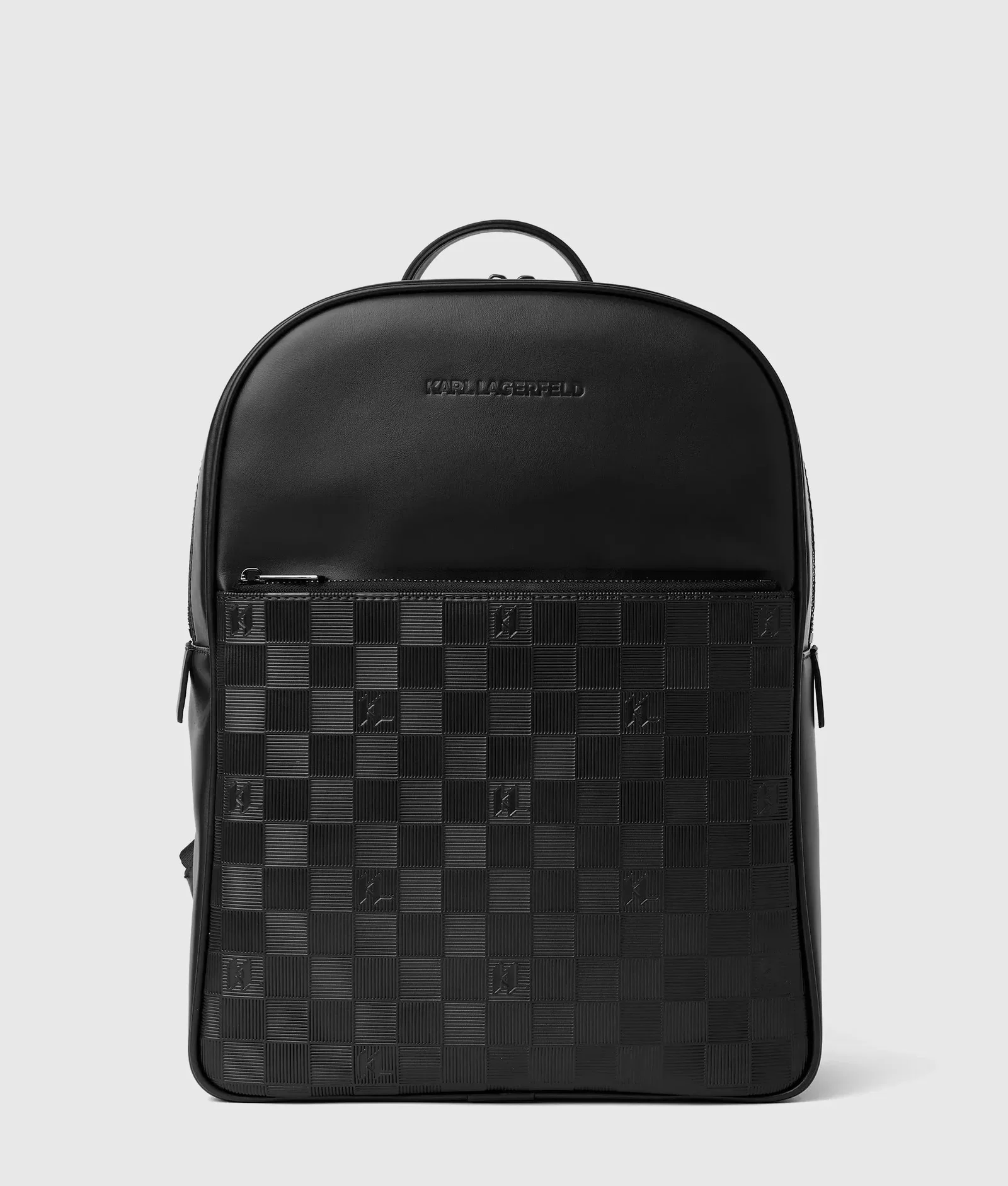 Image of Monogram checkerboard backpack