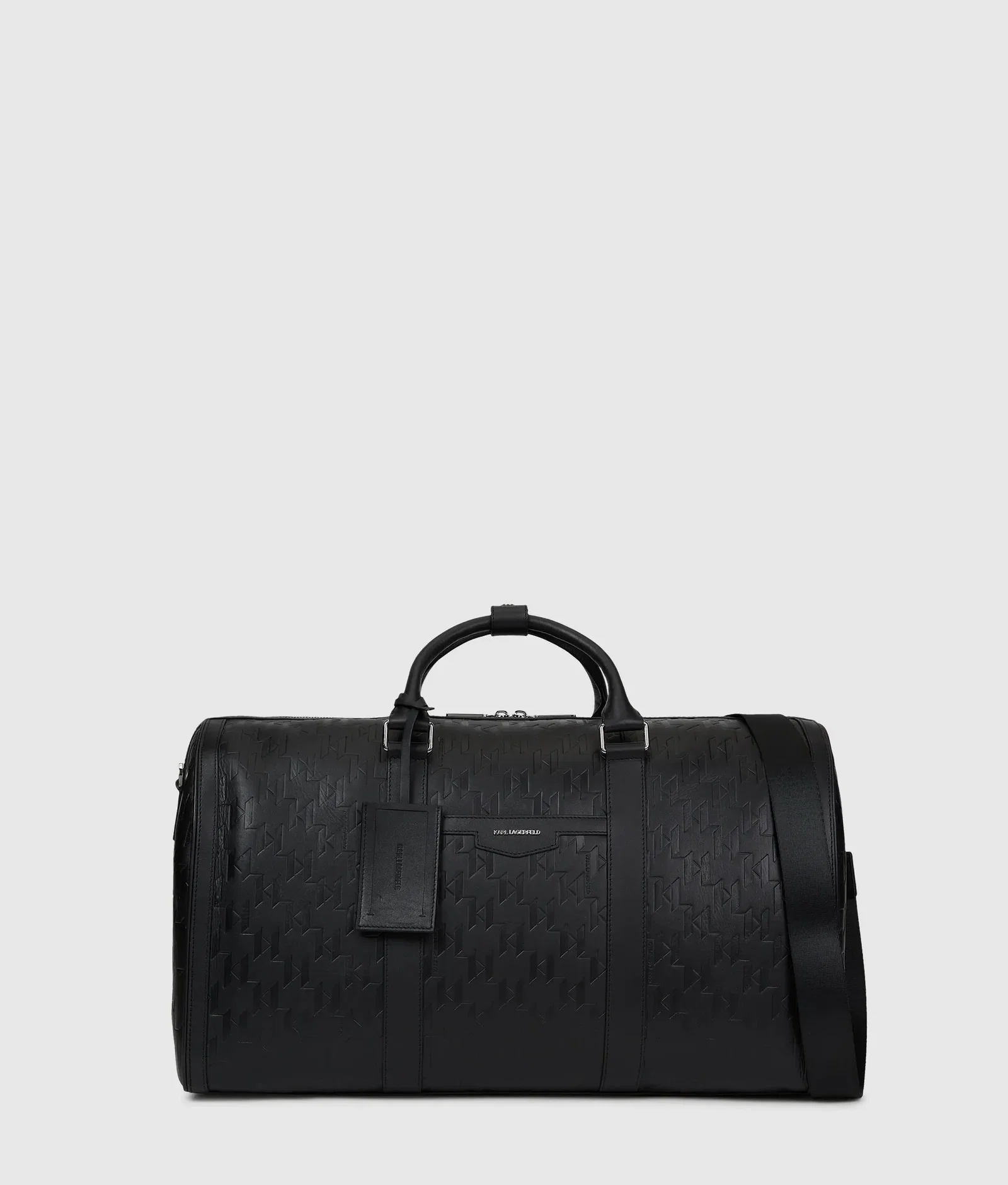 Image of K/Loom leather weekender bag