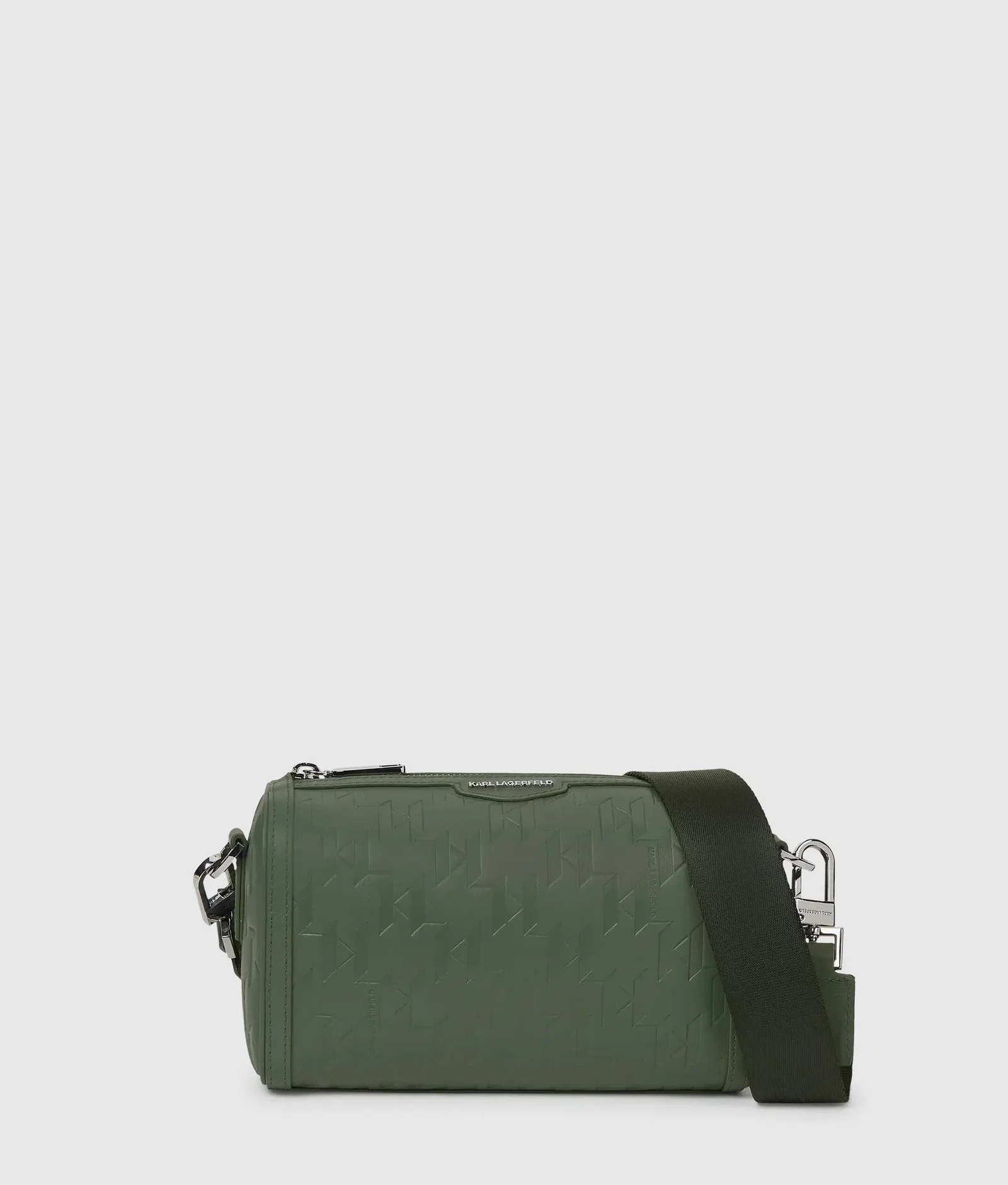Image of K/Loom leather mini barrel bag