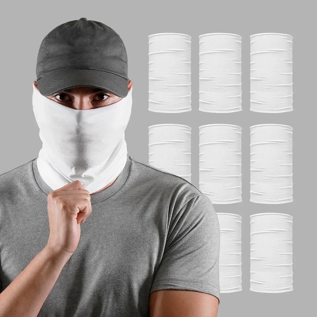 Image of White Neck Gaiter Multi-Pack