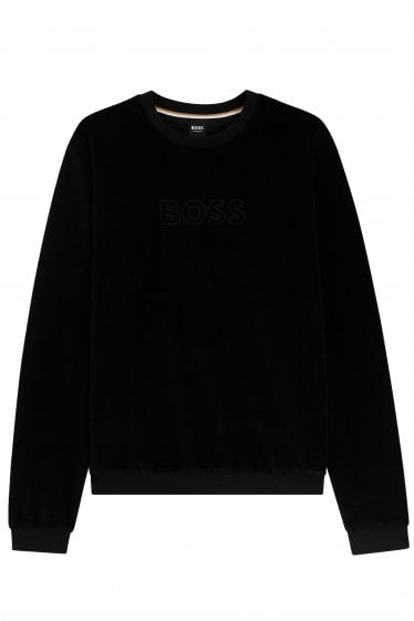 Velour Sweatshirt Black
