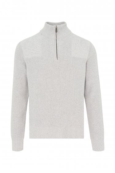 Commander 1/4 Zip Sweater Grey
