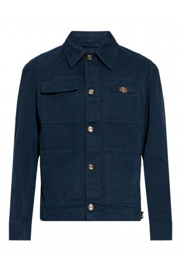 Denim Canvas Biggie Jacket Blue