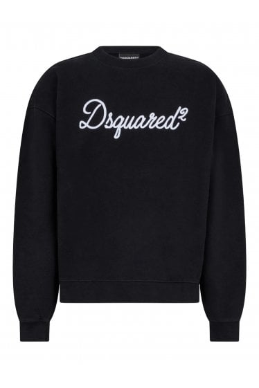 Relax Fit Signature Sweatshirt Black