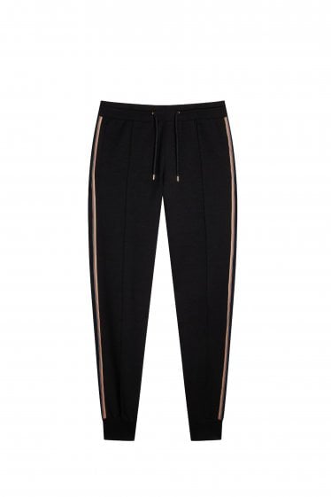 Taped Seam Joggers Black