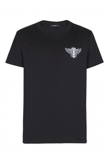 Slim Wings Print T-Shirt Black