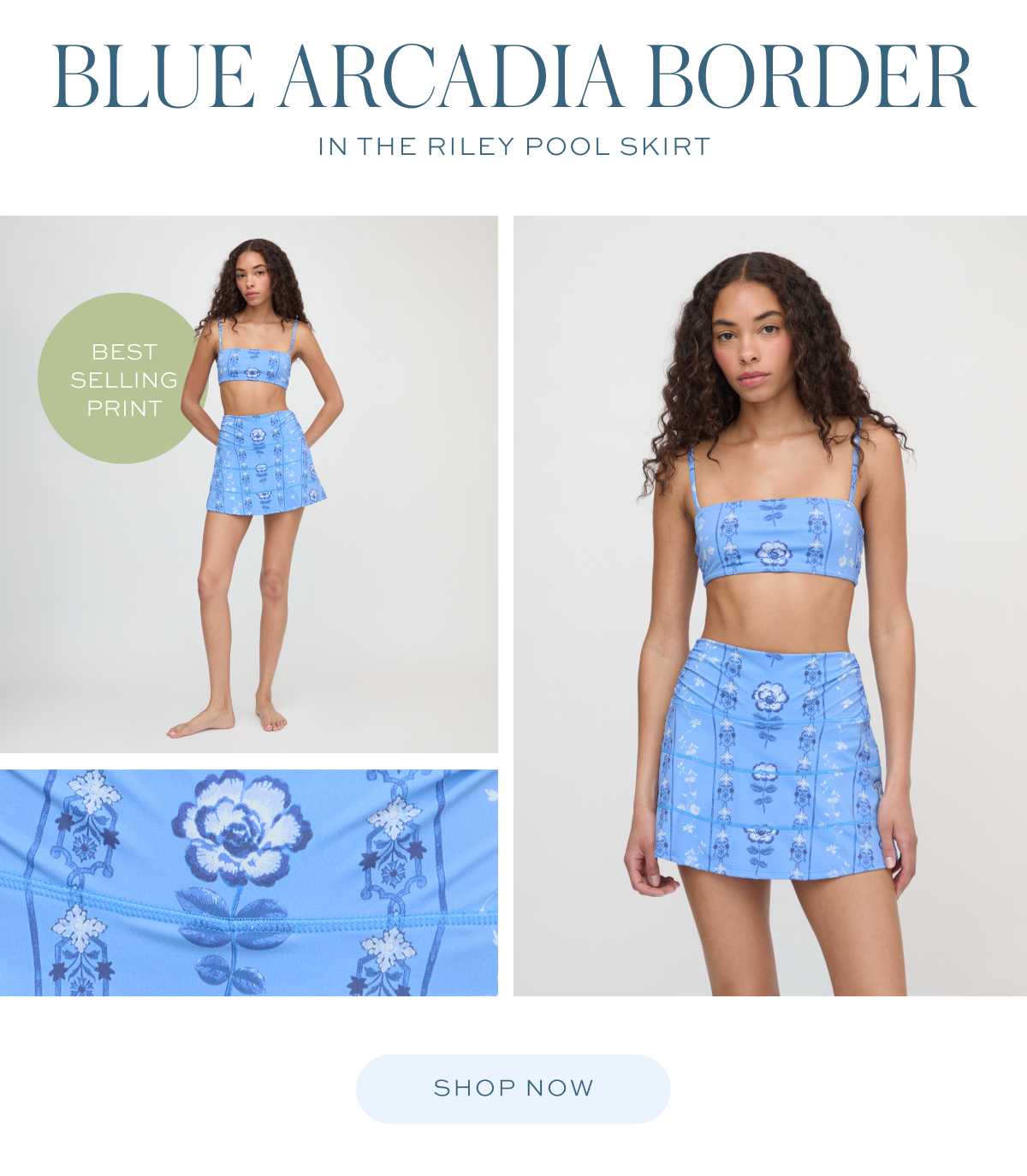 Blue Arcadia Border