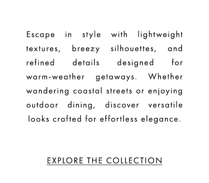 SUMMER TRAVEL: SHOP THE EDIT