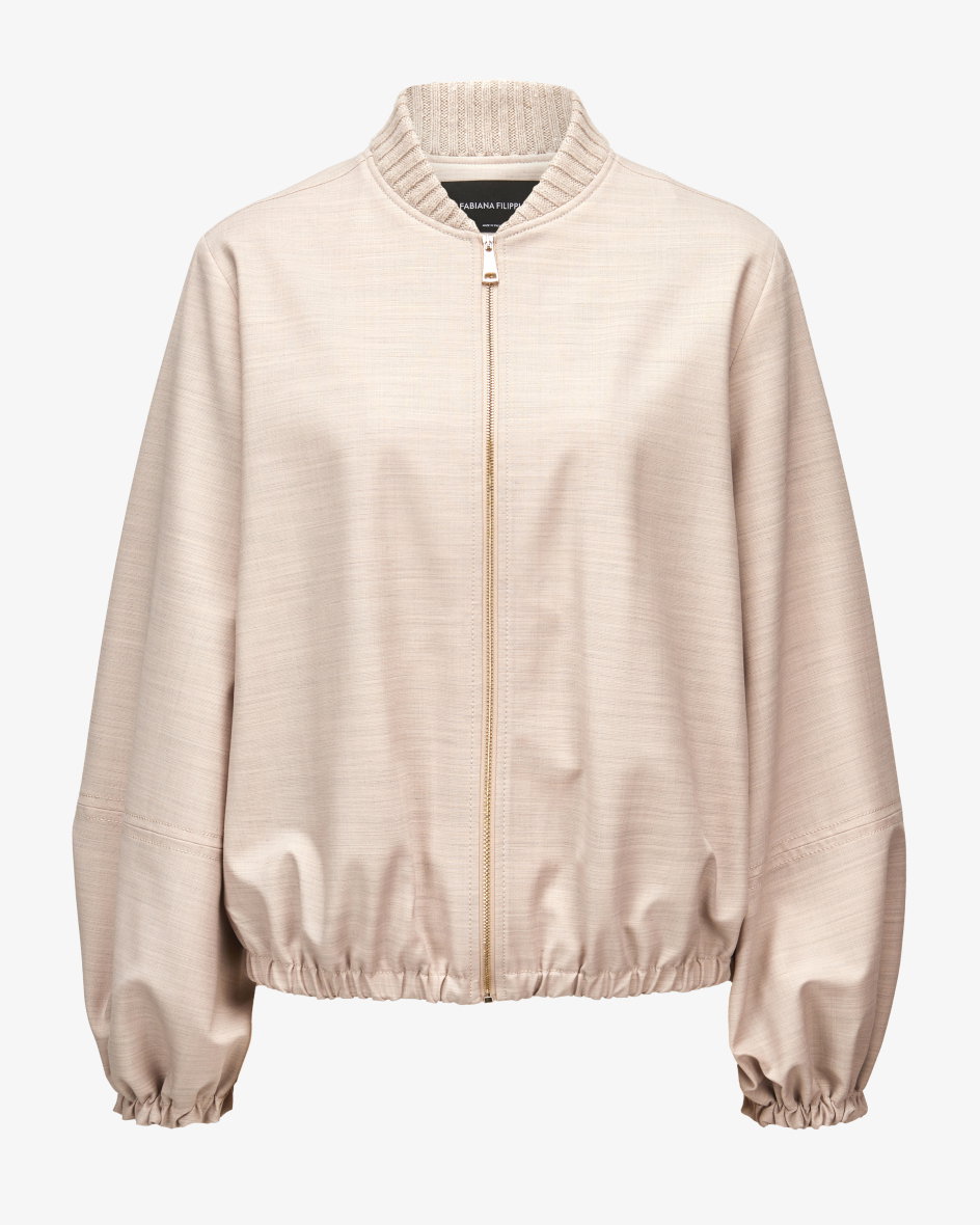 Blouson aus Schurwoll-Mix