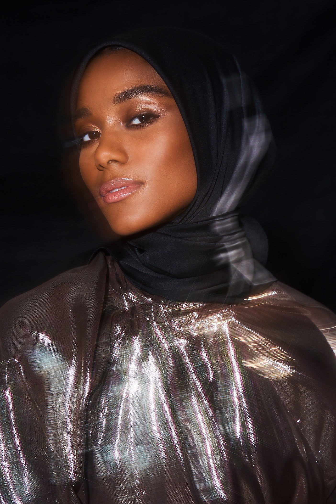 Image of Perfect Satin Hijab - Black