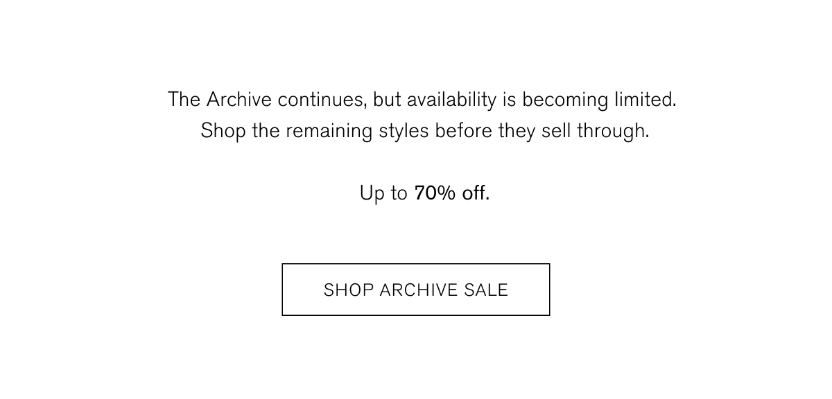 Shop Archive Sale