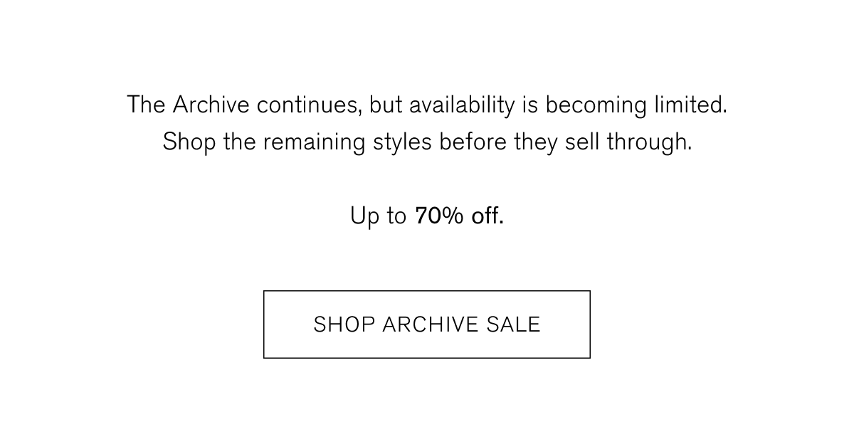 Shop Archive Sale
