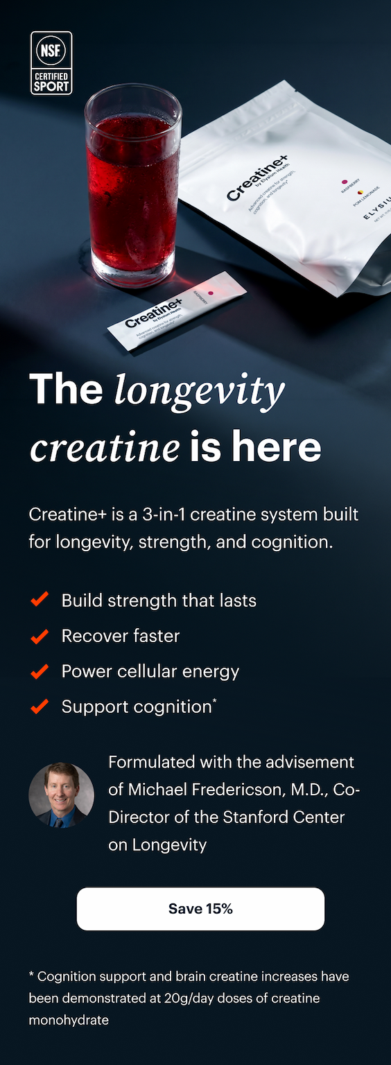 The longevity creatine is here | Shop Creatine+