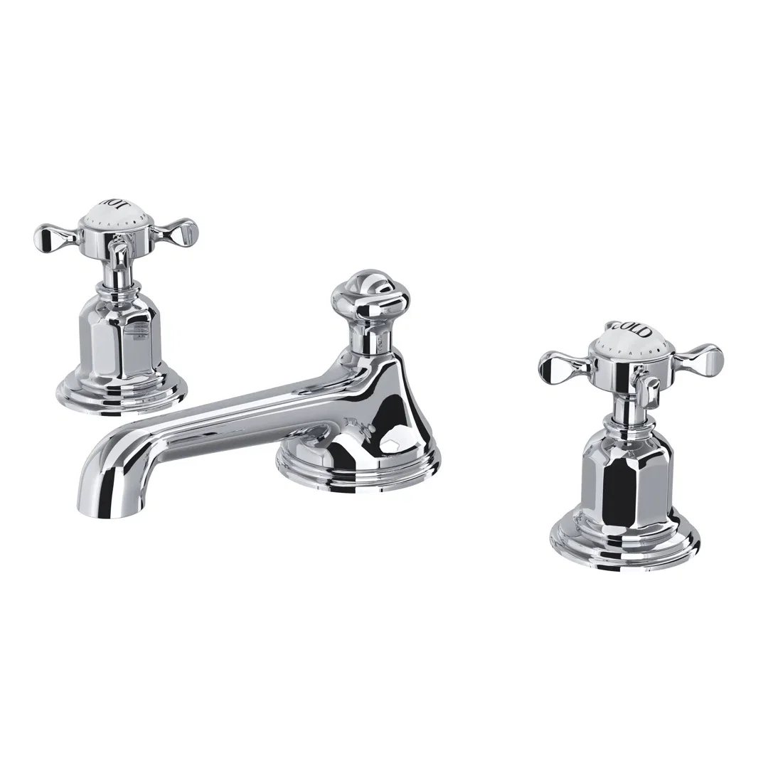 Edwardian™ Widespread Bathroom Faucet with Drain Assembly