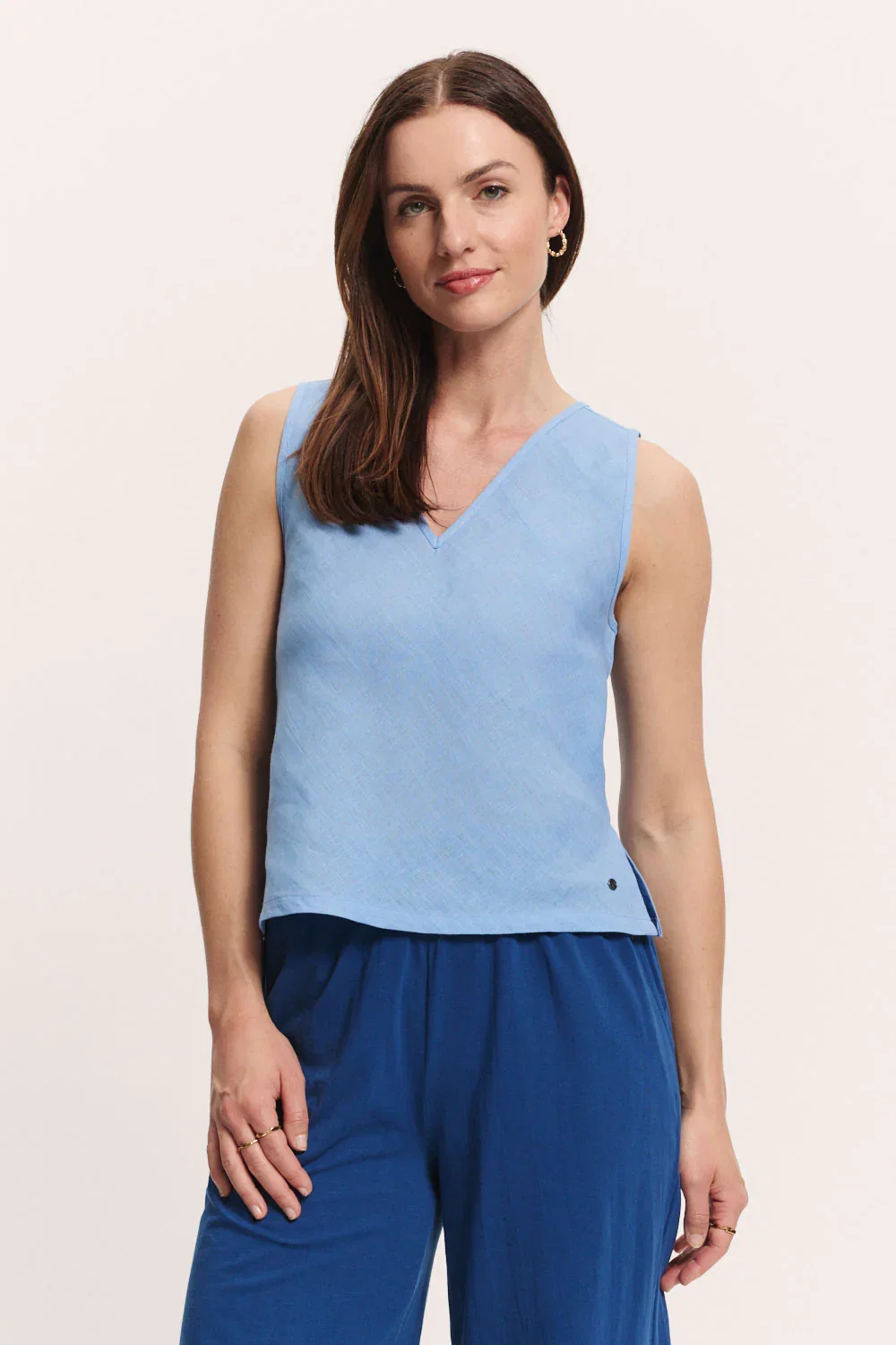 Image of Top Menaa aus Leinen