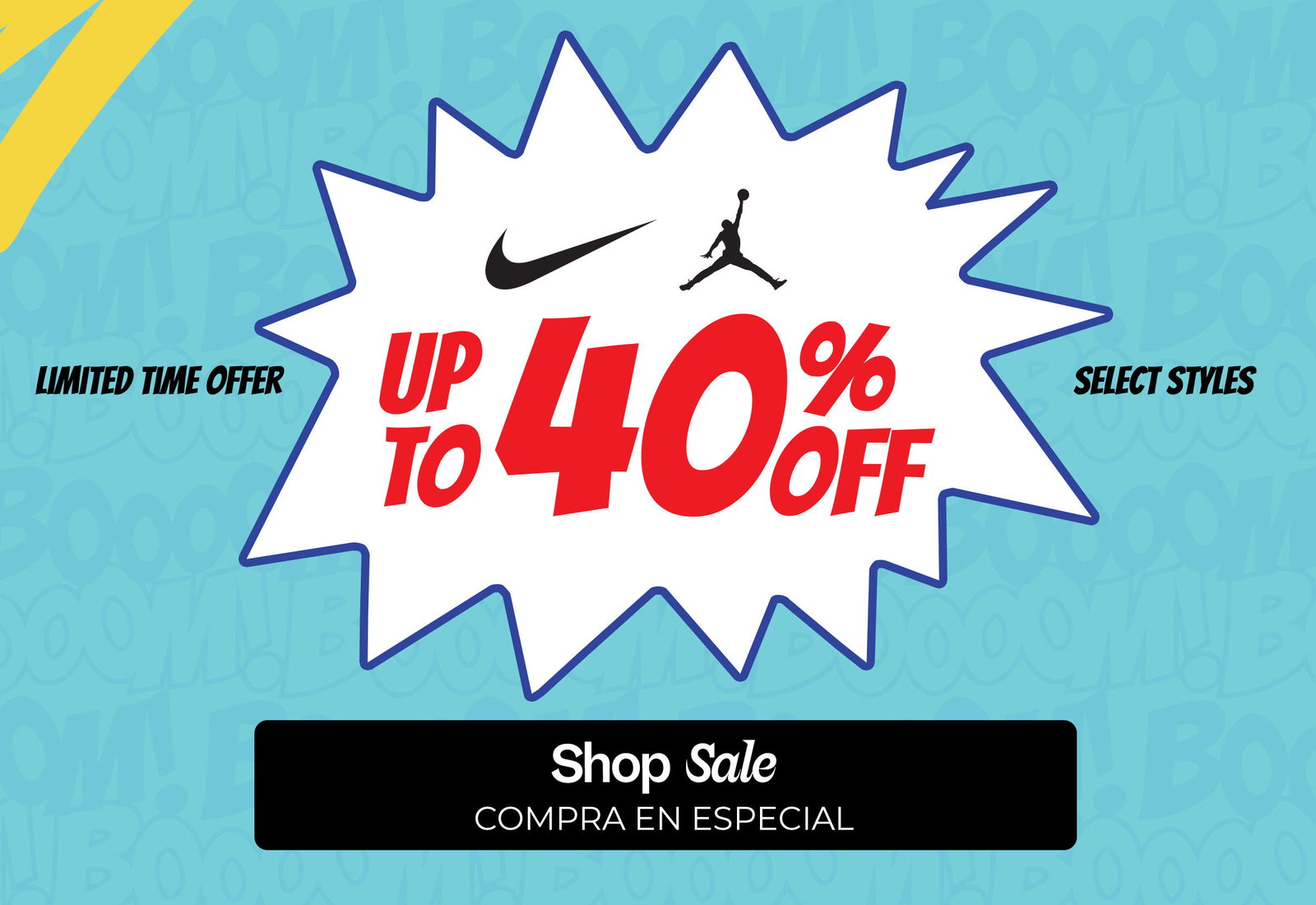 Up to 40% off Nike & Jordan!