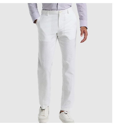 Shop Piece Dye Linen Chino Pant