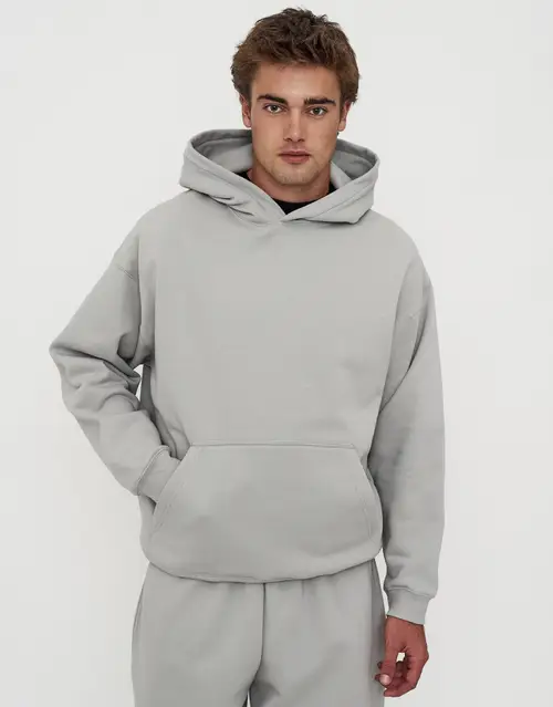 Oversized Heavyweight Plain Hoodie