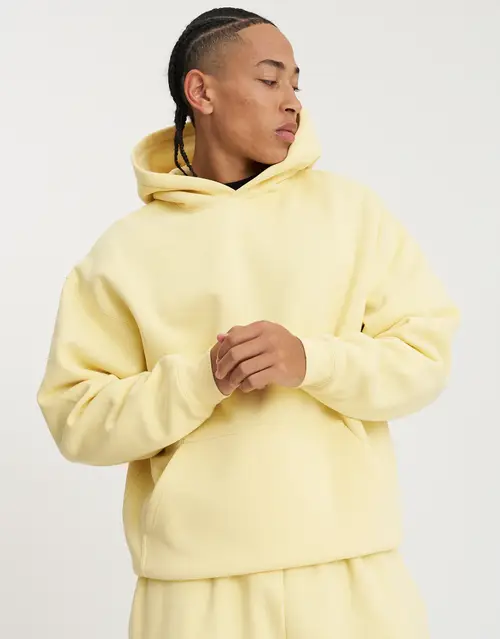 Oversized Heavyweight Plain Hoodie