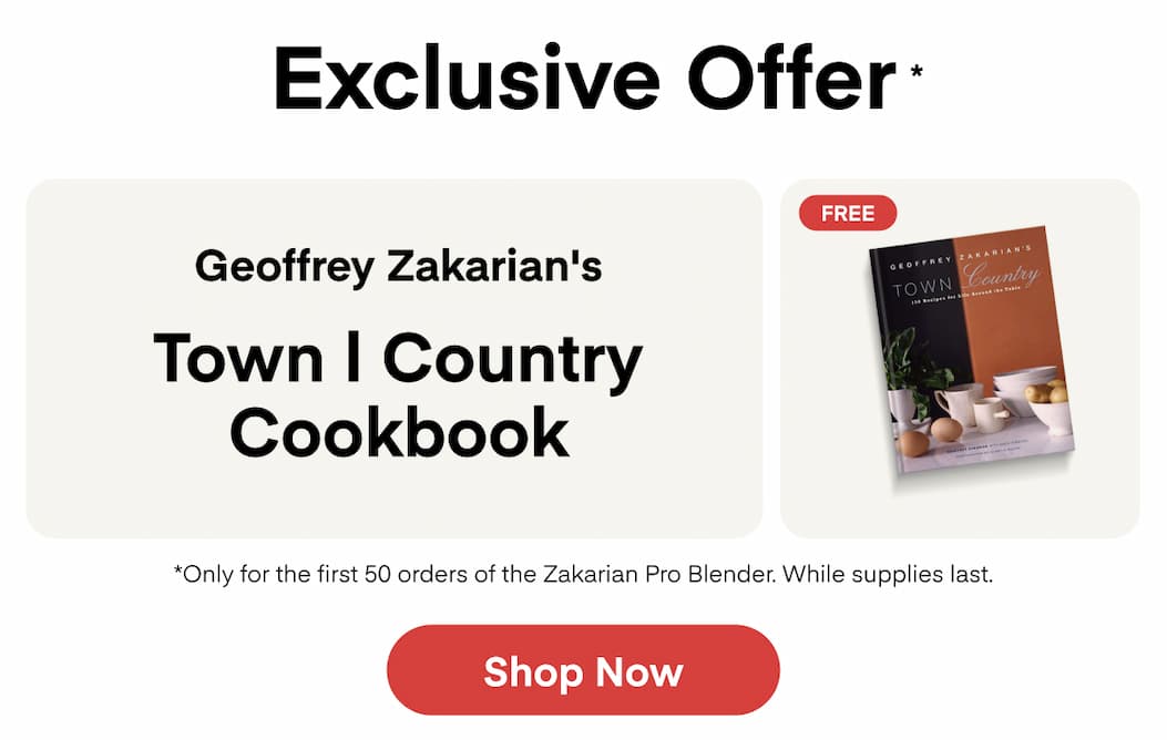 Free Cookbook with Purchase