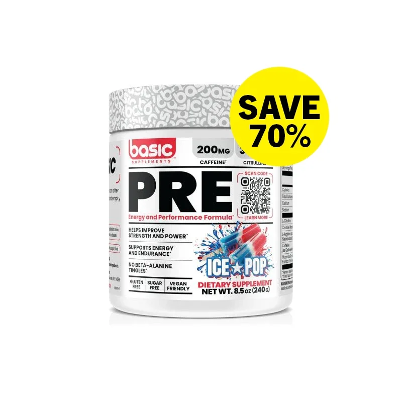 Image of Basic Supplements Pre 30 Serve Clearance