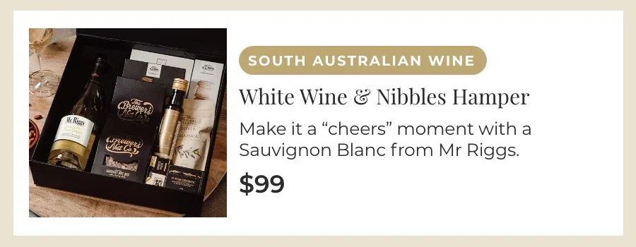 White Wine & Nibbles Hamper