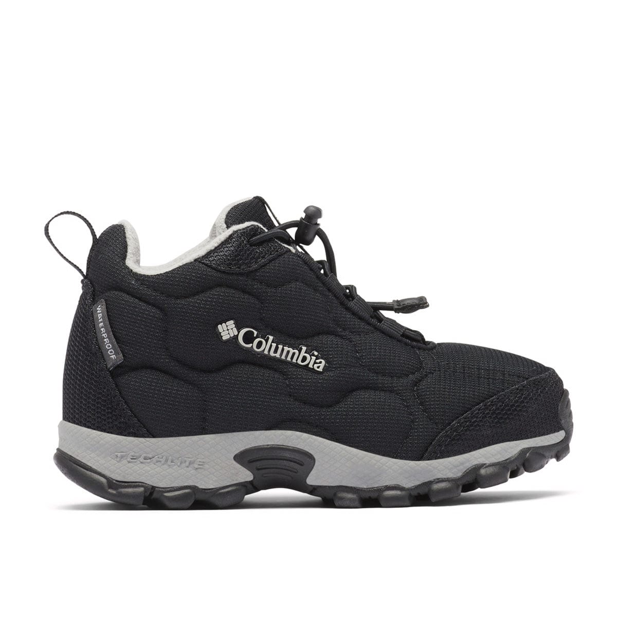 Columbia Childrens Firecamp Mid 2 Waterproof - Black/ Monument / 8