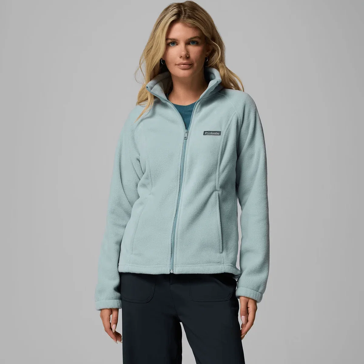 Columbia Women's Benton Springs Full Zip Fleece Jacket - Crushed Blue / M