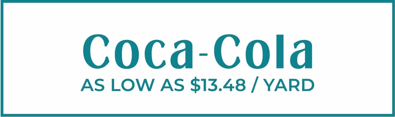 SHOP ALL COCA-COLA FABRIC