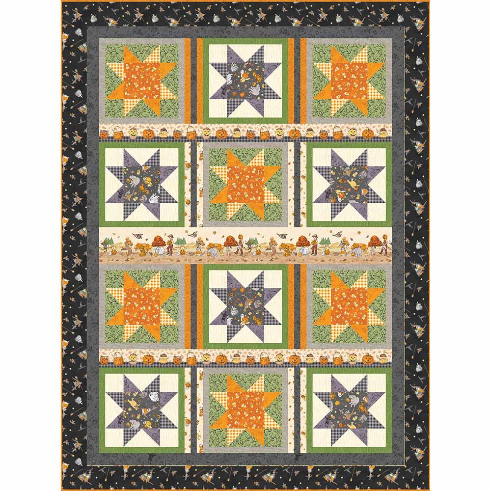 Image of Trick Or Treat - Matthew Pridemore - Haunted Acre Wood by W.A. Dodge - Studio E Fabrics - Quilt Kit