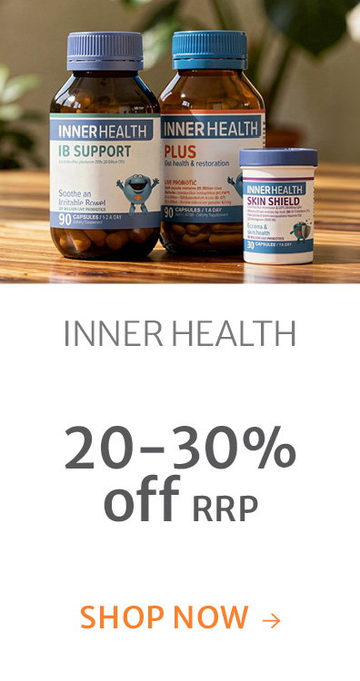 20-30% off RRP on Inner Health