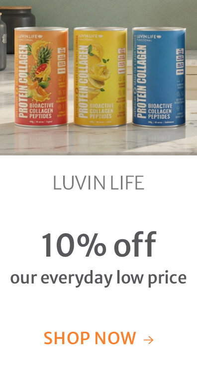 10% off our everyday low price on Luvin Life