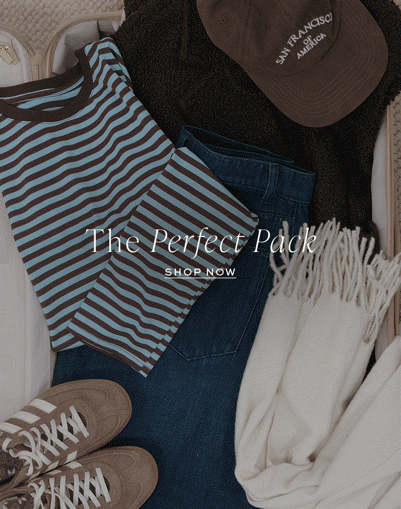 The perfect pack - explore essentials for your next getaway.