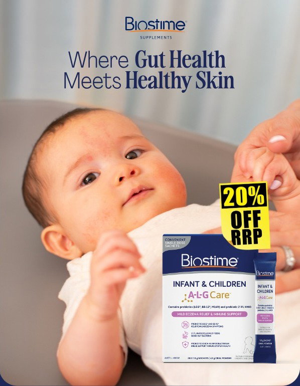 Save on Biostime range at Chemist Warehouse sale ends 6 Ausgust 2026
