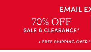 70% off sale & clearance