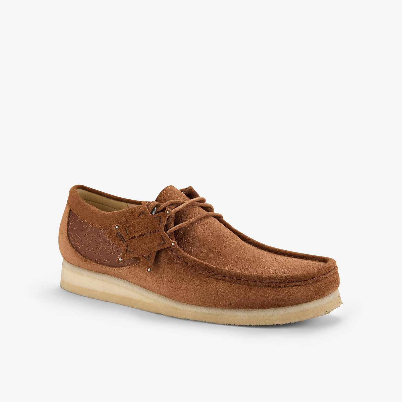 Shop Andersson Bell X Wallabee Tan Embroidery
