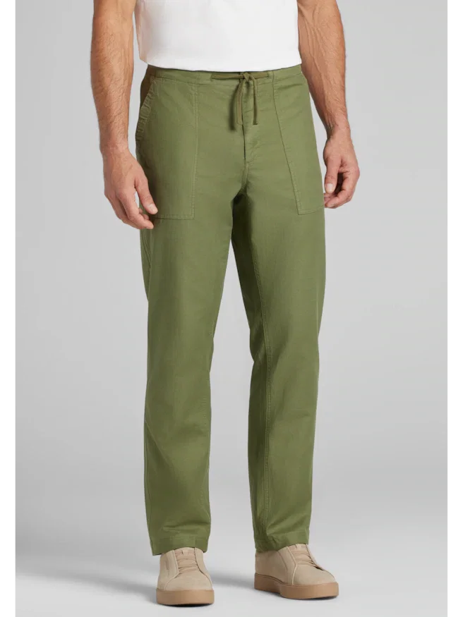 Jos. A. Bank Collection Tailored Fit Garment-Dyed Field Pants