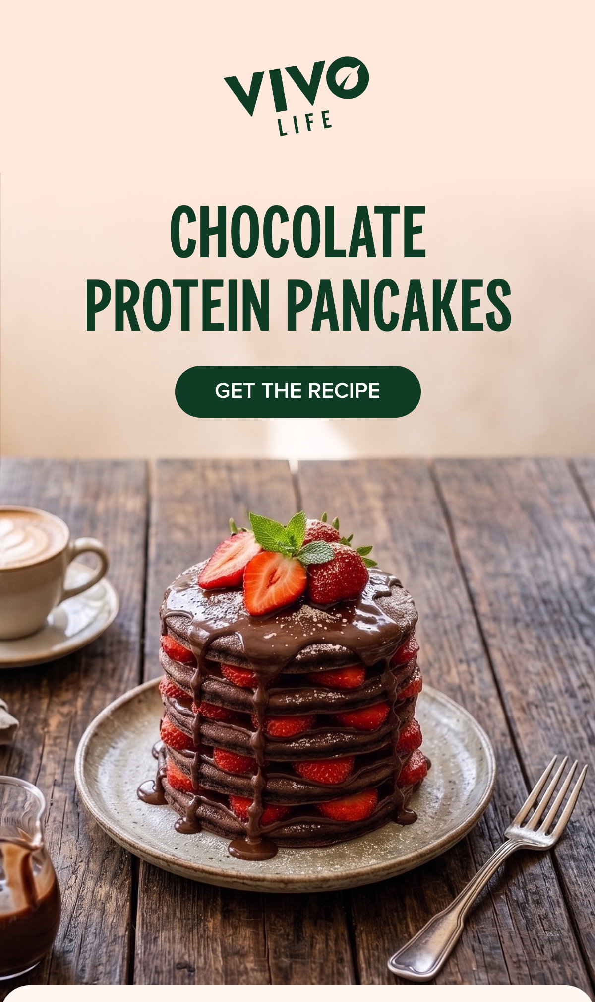 CHOCOLATE PROTEIN PANCAKES