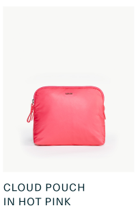 Cloud Pouch in Hot Pink