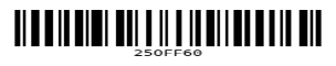 Scan this barcode to redeem the offer.