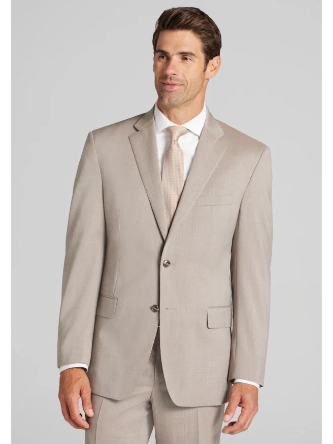 Reserve Collection Traditional Fit 100% Italian Wool Suit Separates Jacket
