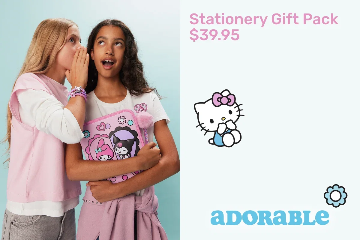 Hello Kitty And Friends Zip It Stationery Gift Pack