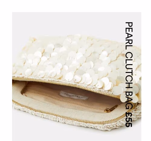 Pearl Clutch Bag £55