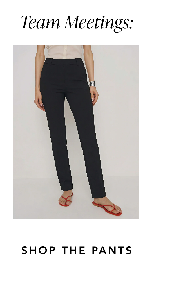 Soft Ponte High Rise Straight Leg Pants