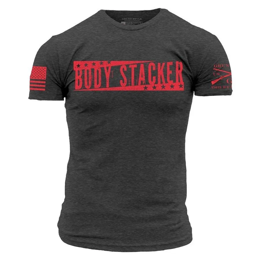 Image of Body Stacker T-Shirt - Charcoal
