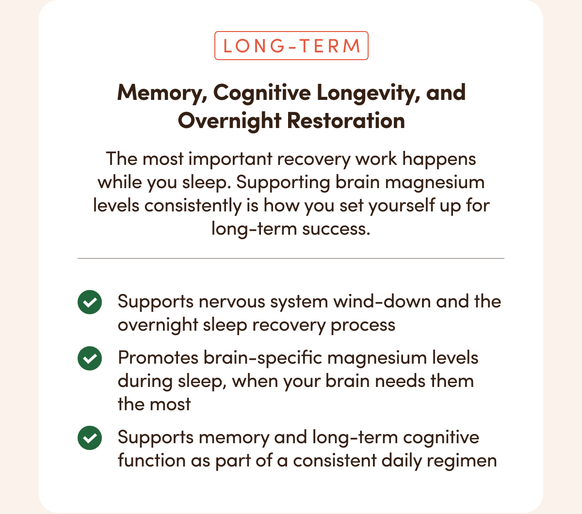 Memory, Cognitive Longevity, and Overnight Restoration