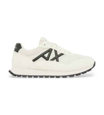 Zapatillas con Logo en Contraste blanco roto