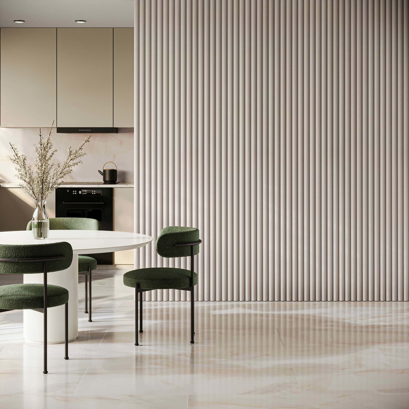 Image of Trepanel® Light Oak Curve