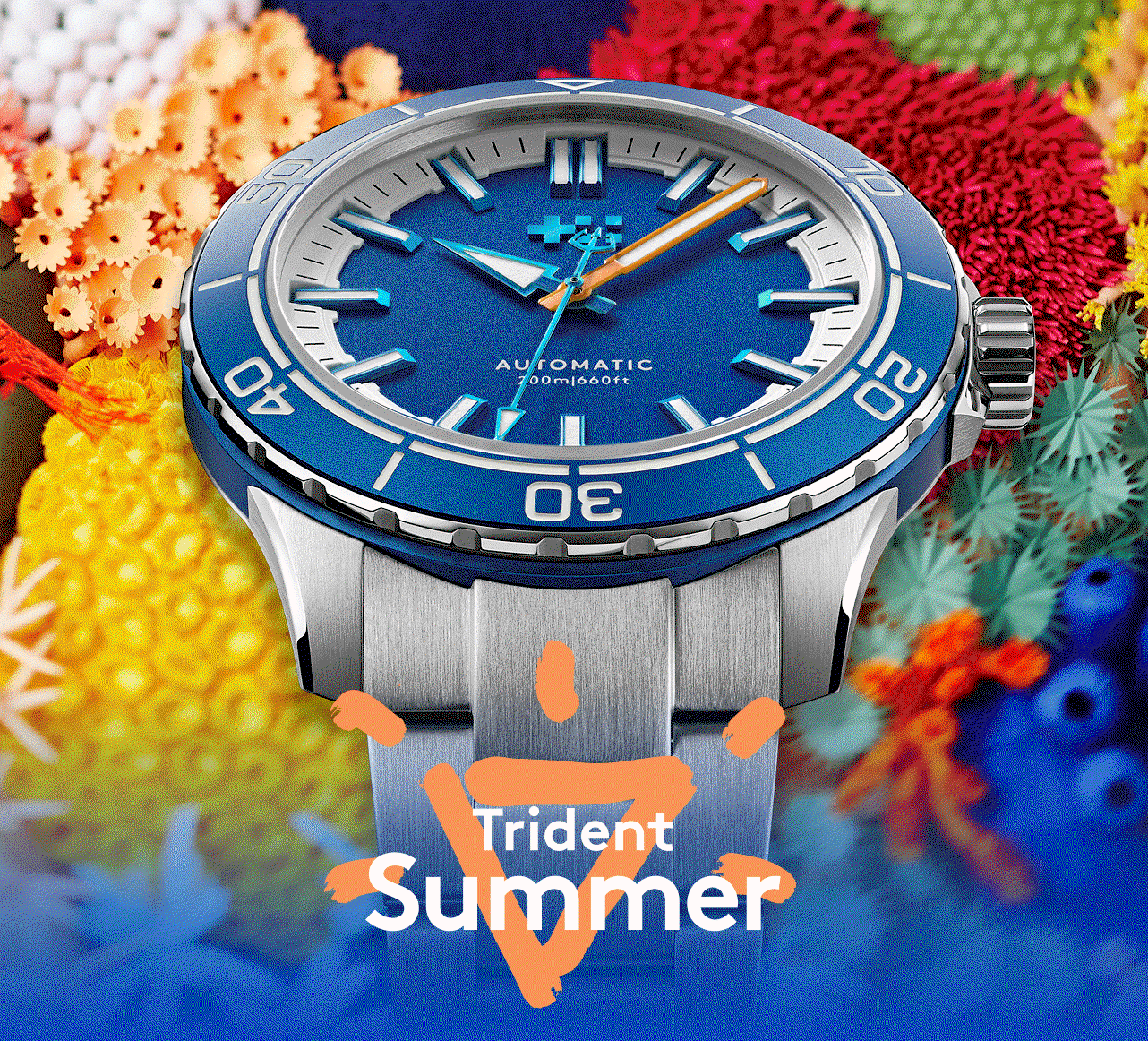 C60 Trident Reef - Blue Dial